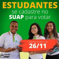 Estudantes participem da eleição 2020 do IFMT